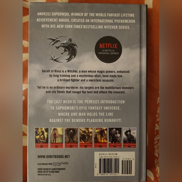 The Witcher Hardcover Book - Picture 2 of 3